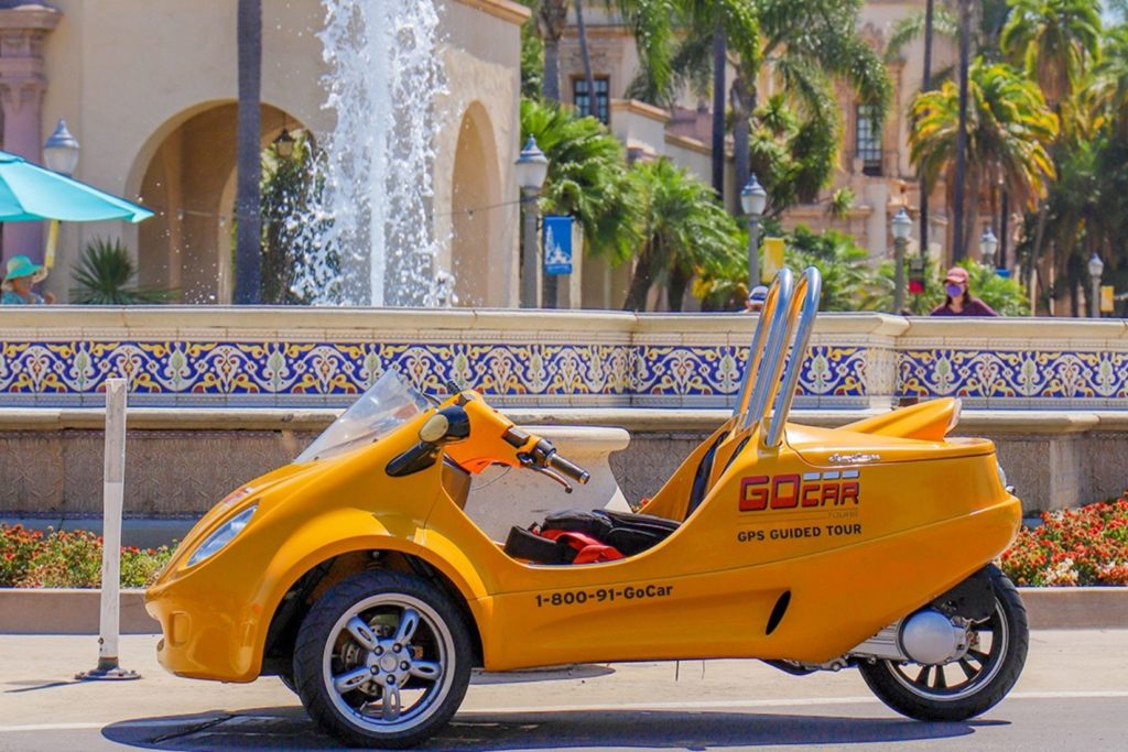 GoCar Parked in Balboa Park