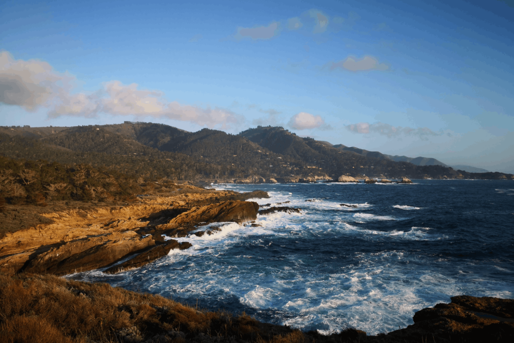 scenic views of the central coastl along the 17-mile drive